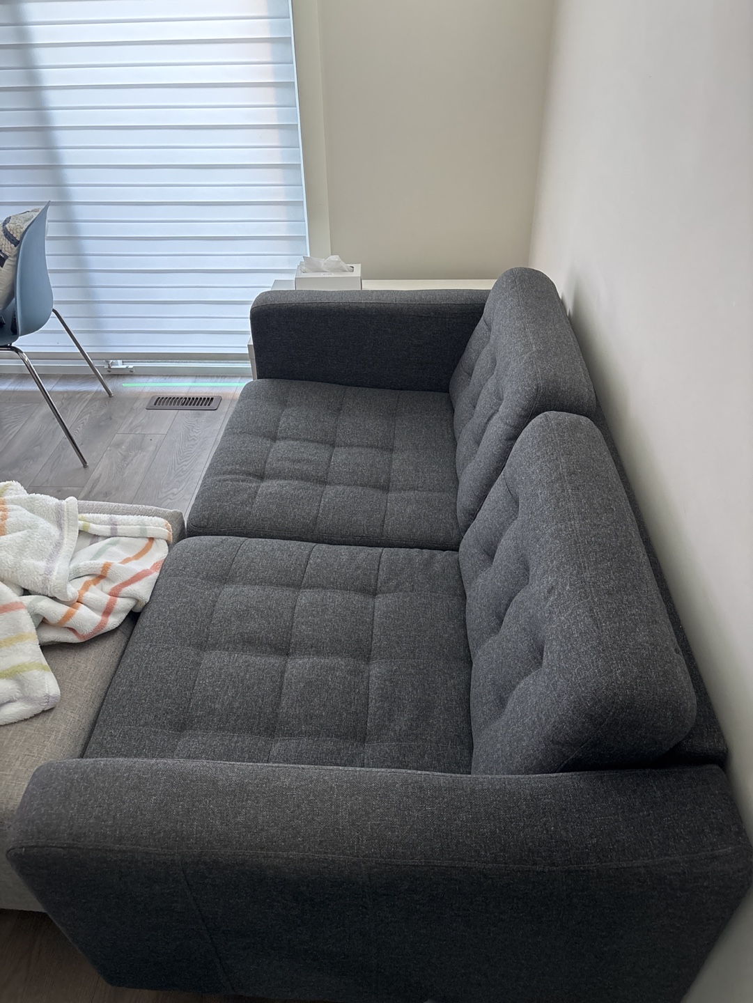 Dark grey love seat (Morabo IKEA) - photo 2