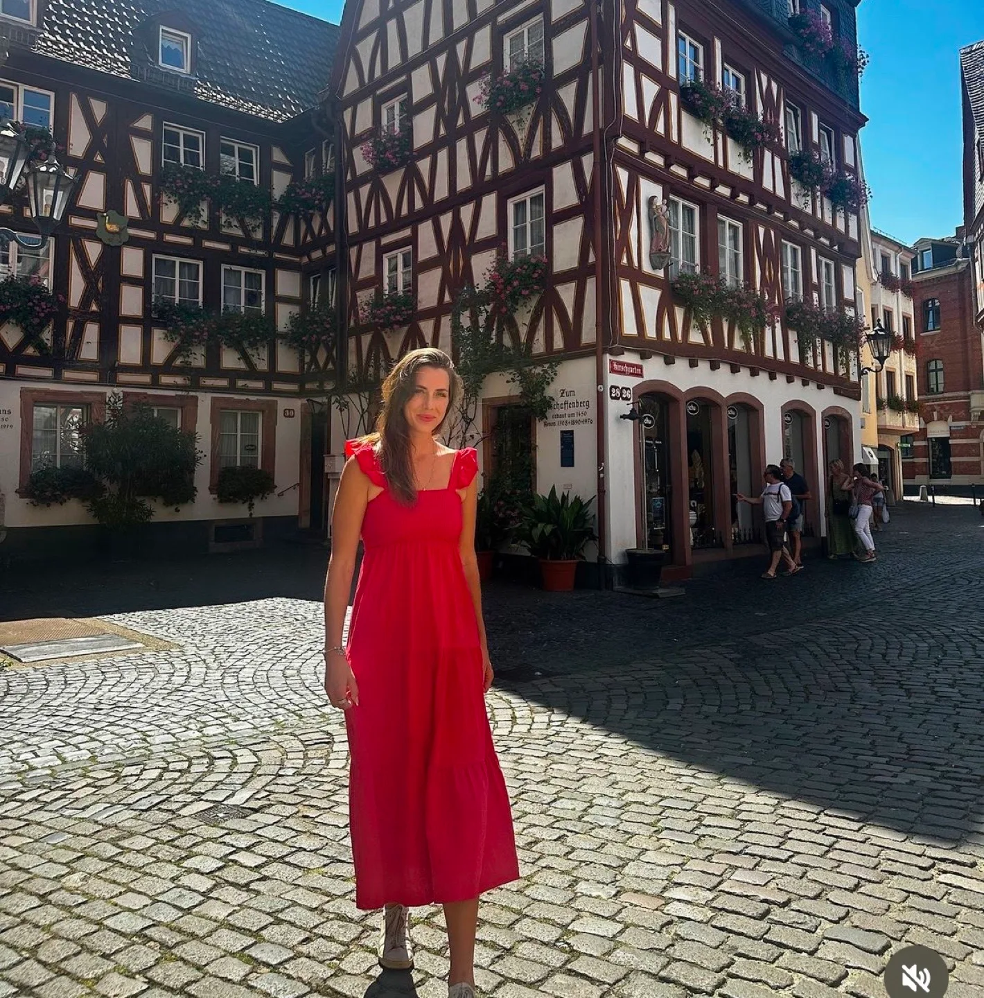 Red Maxi Dress image indicator(3)