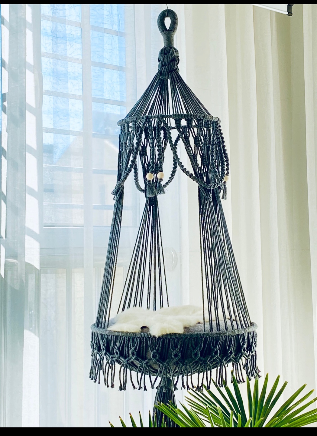Macrame Cat Hammock