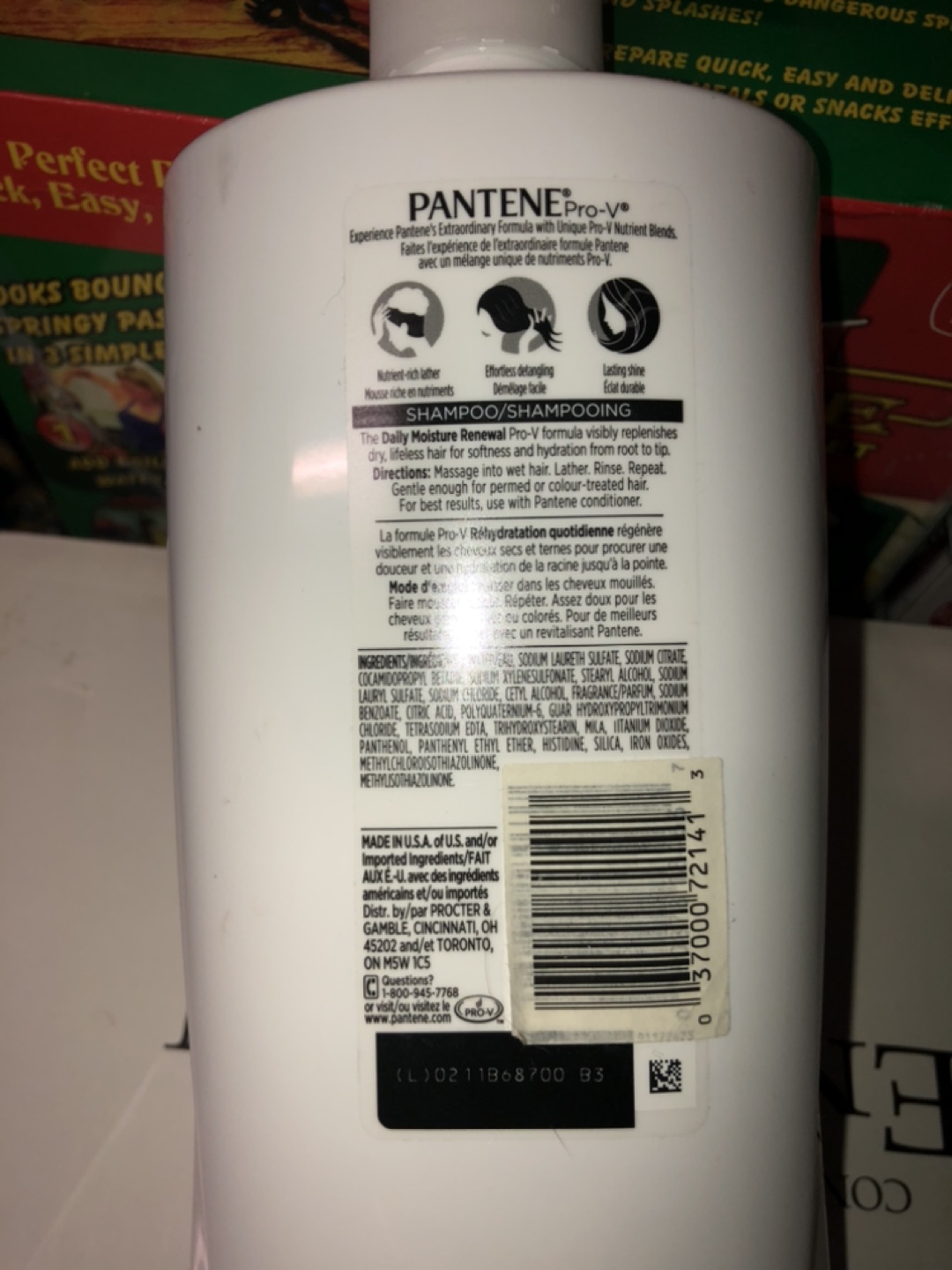 Pantene Pro-V Daily Moisture Renewal Shampoo 900ml - photo 3