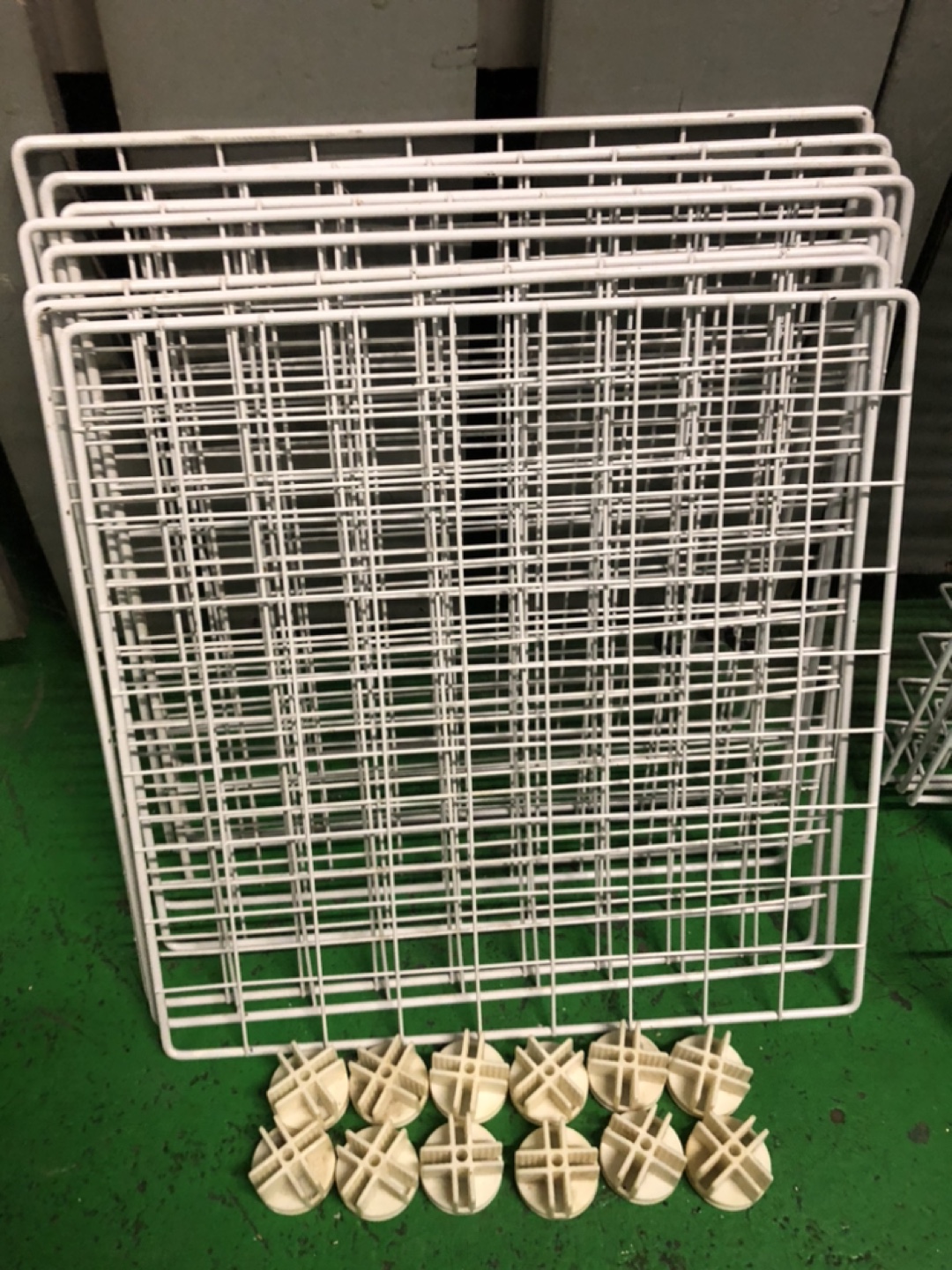 White Wire Shelving Units - photo 3
