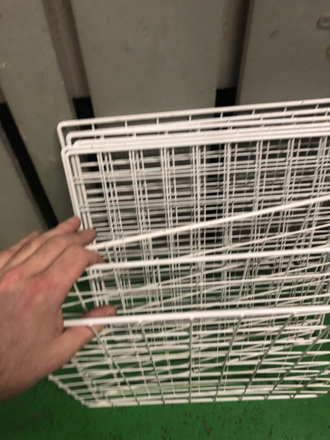 White Wire Shelving Units - photo 5