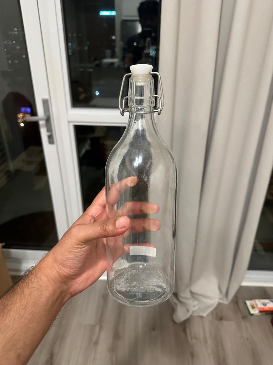 Glass Bottle with Swing Top - photo 2