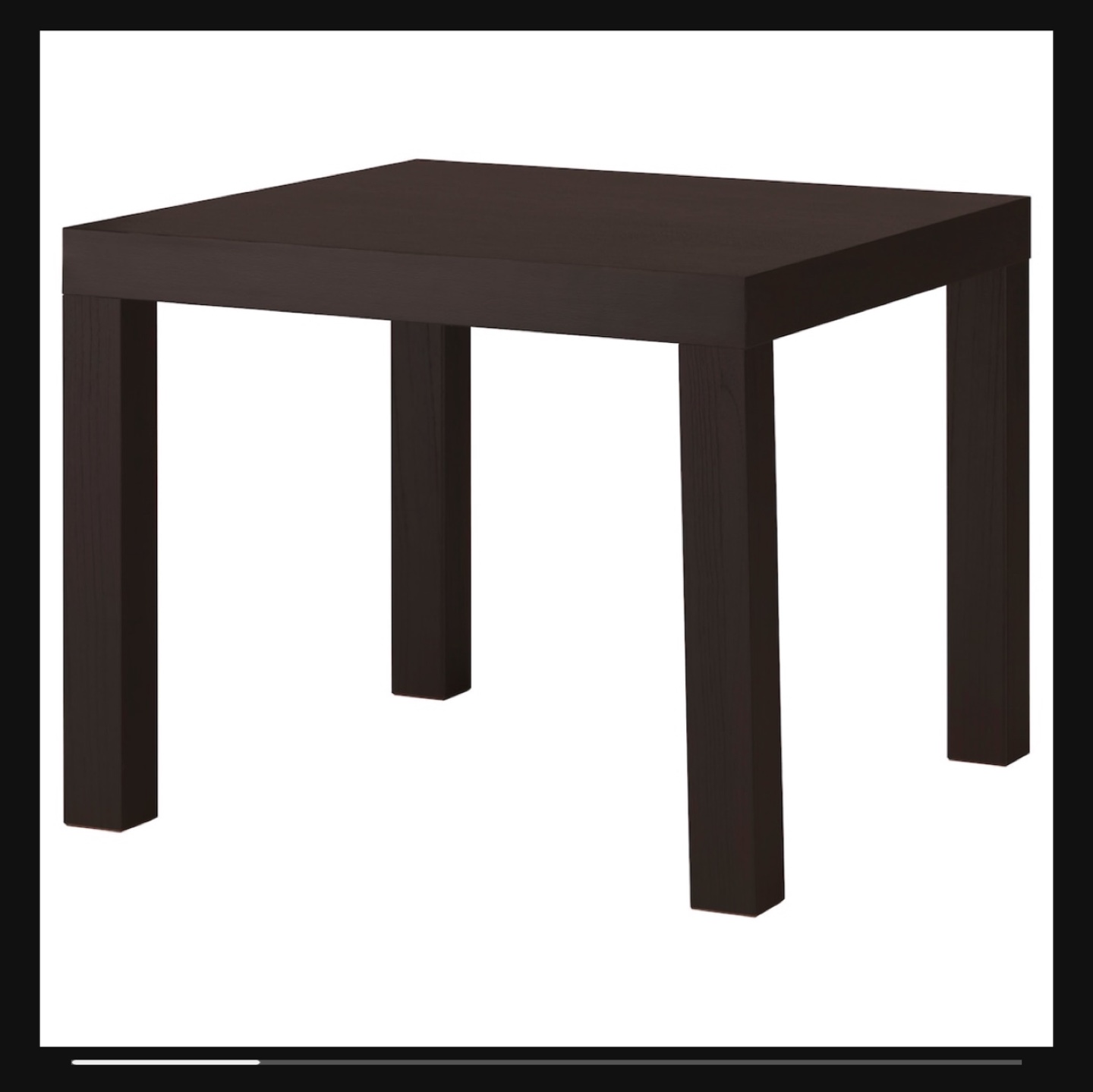 IKEA Lack Side Coffee Table - Black