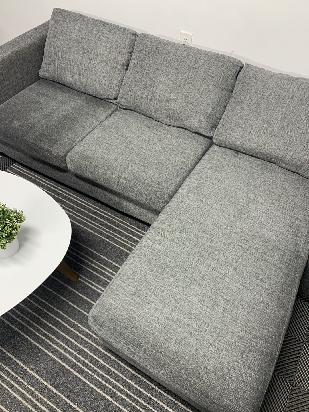 Grey Sectional Sofa - photo 3