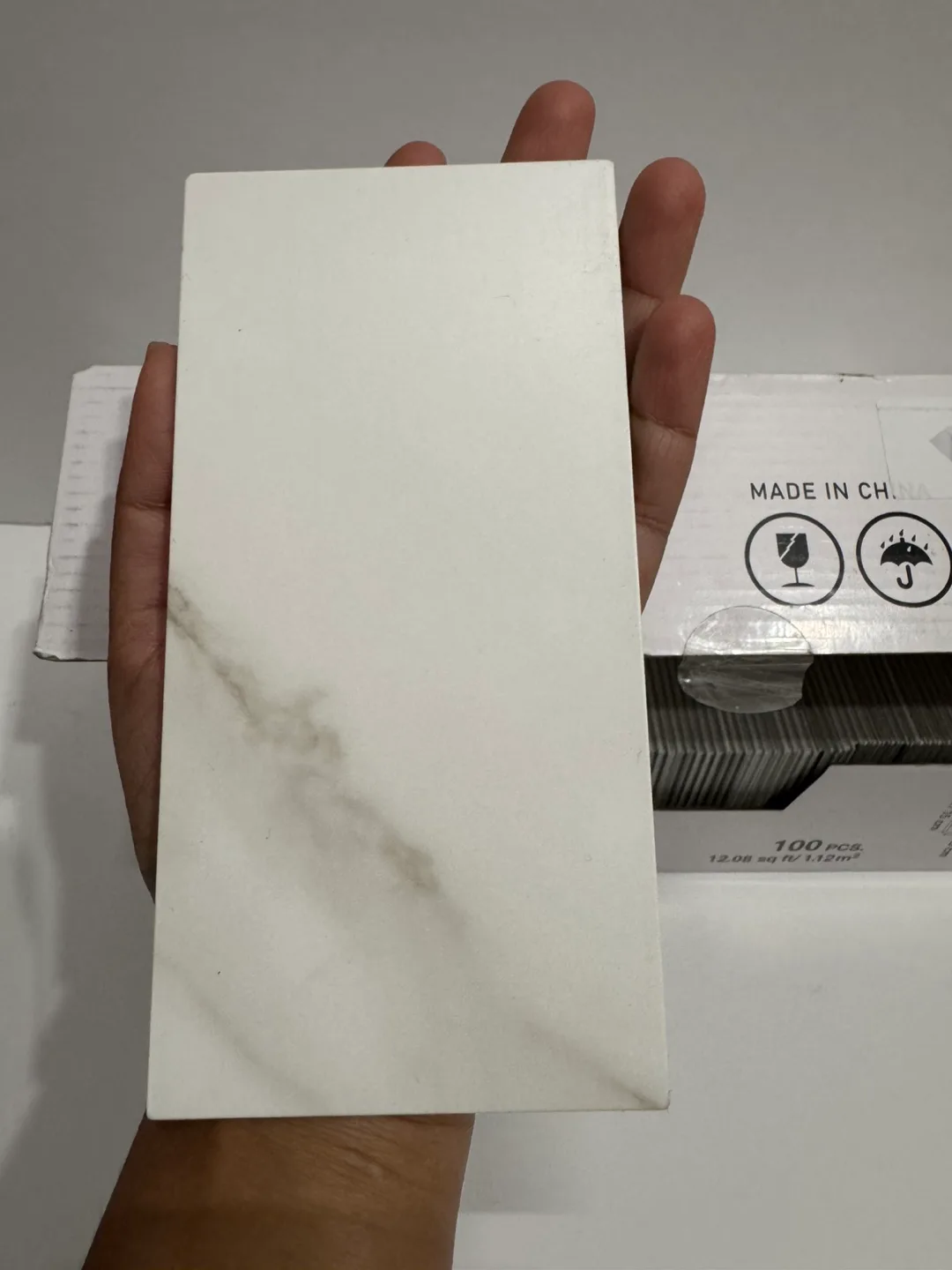 100-Pieces Peel and Stick Tiles for Backsplash, 2.9" x 5.9" thumbnail