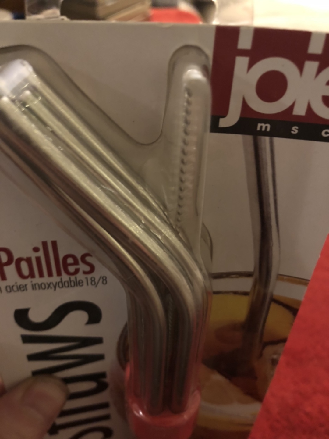 Joie Reusable Stainless Steel Straws with Cleaning Brush - photo 3