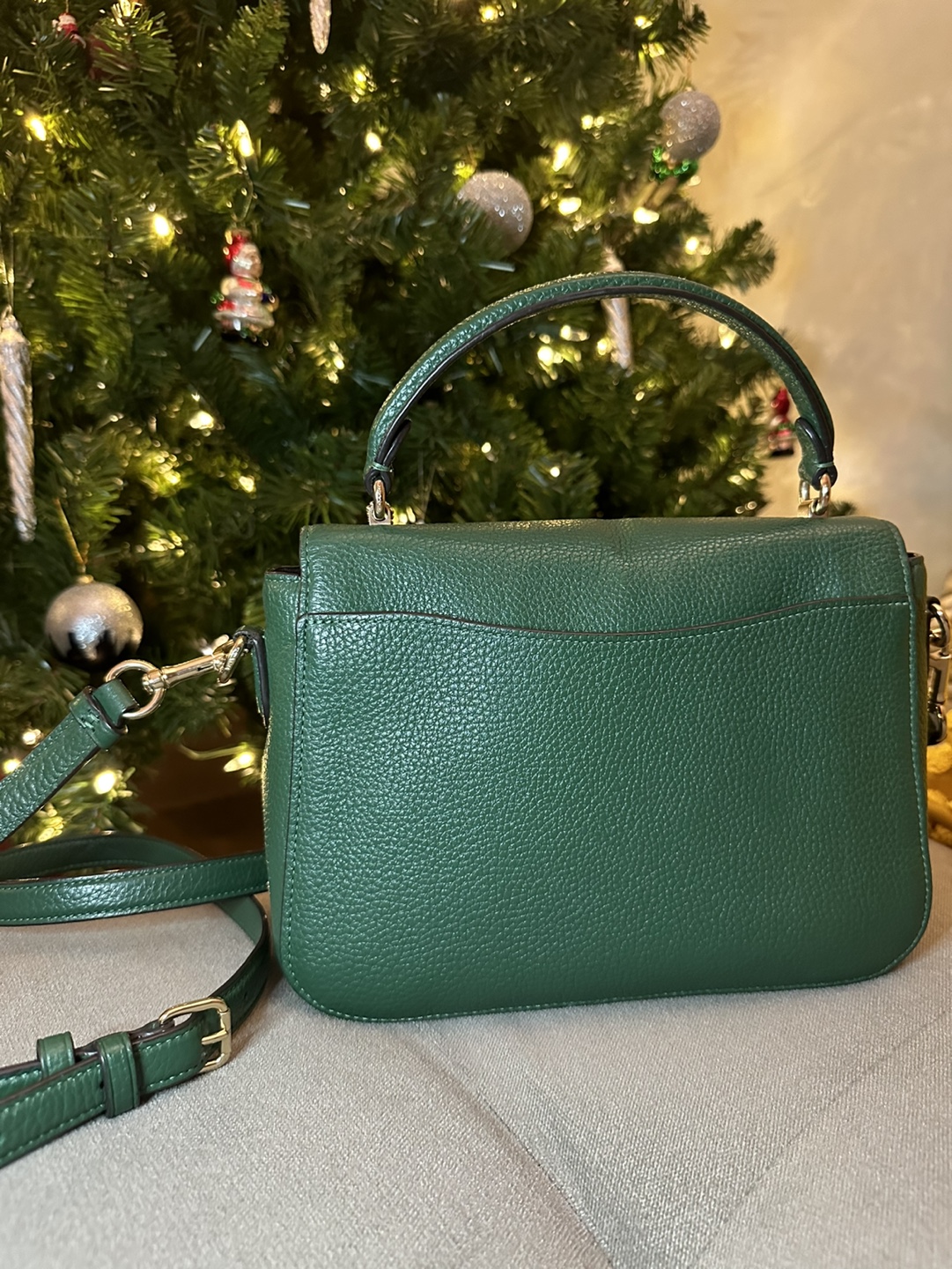 Coach Cassie Green Leather Handbag - photo 2