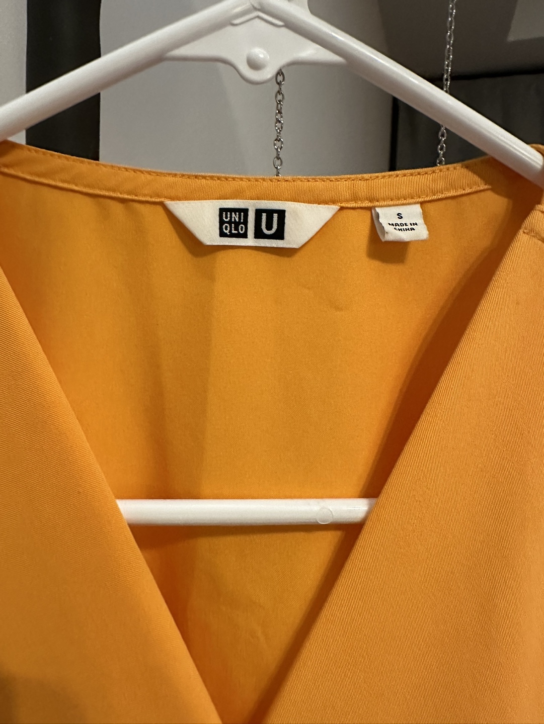 UNIQLO Yellow Wrap Dress - photo 3