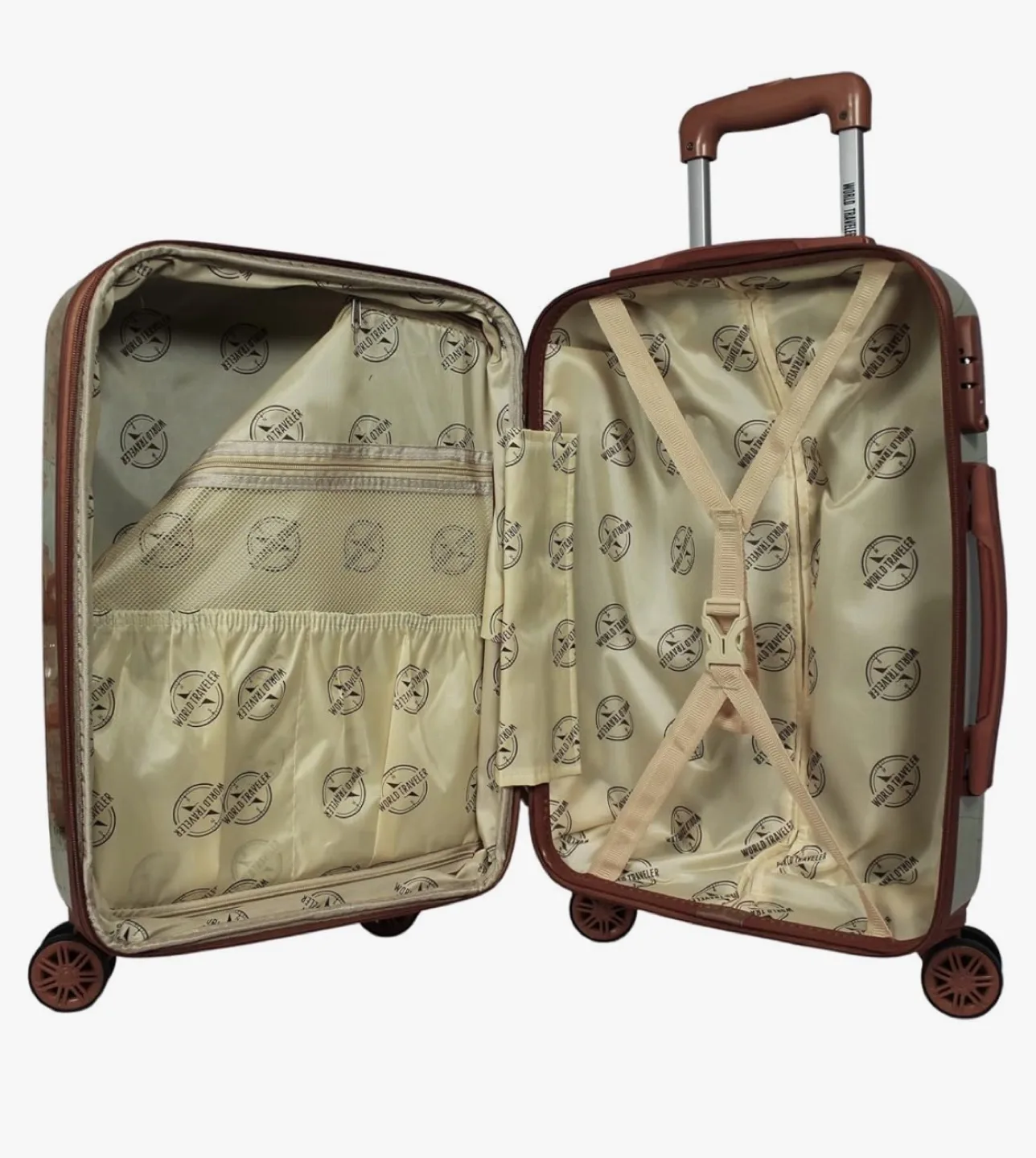 Map Print 2-Piece Luggage Set image indicator(3)