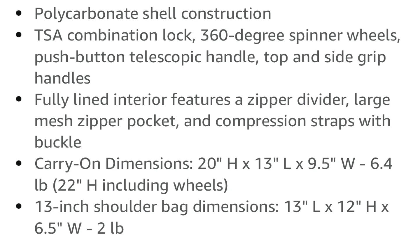 Map Print 2-Piece Luggage Set image indicator(4)