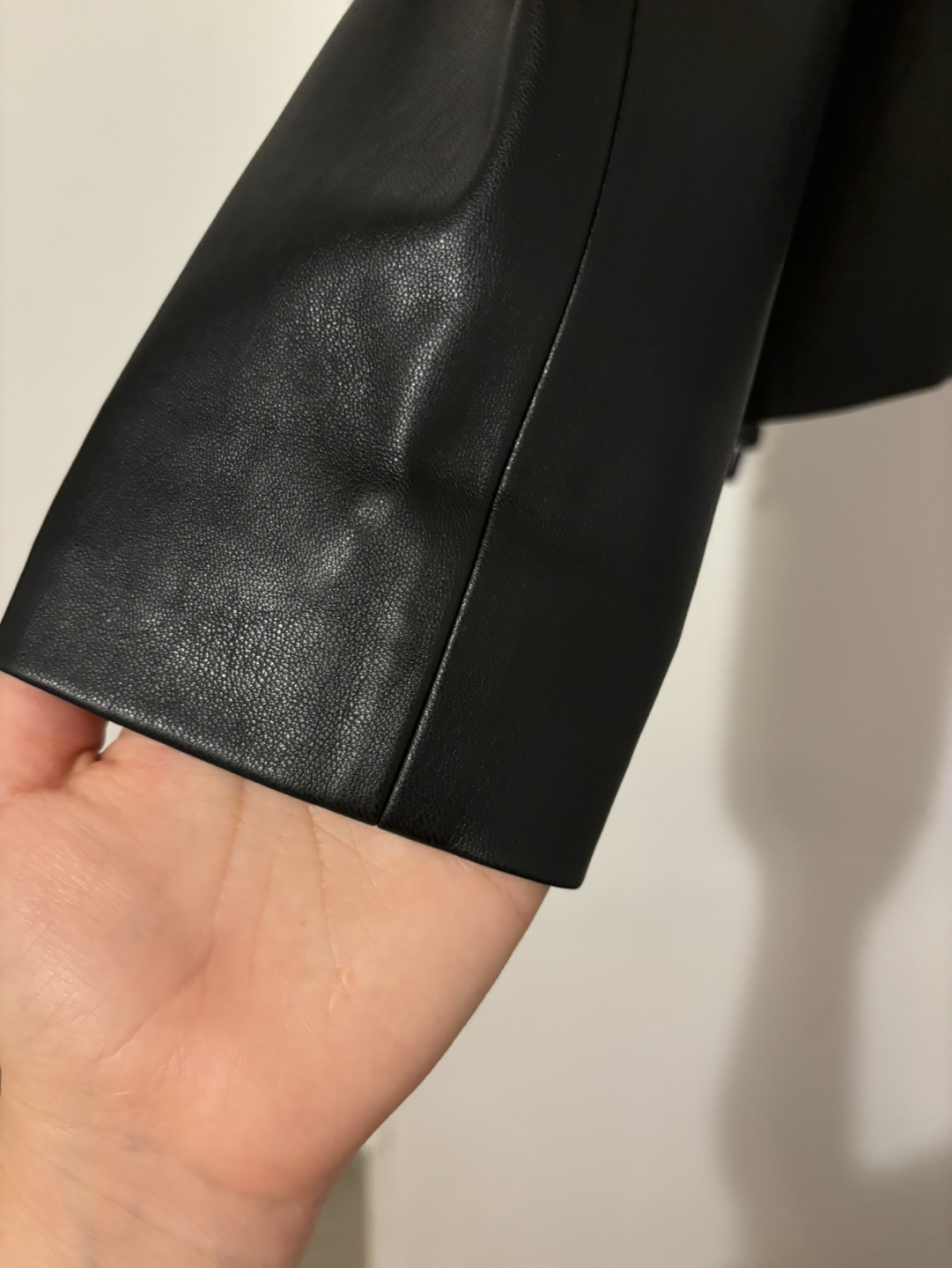 Black Faux Leather Jacket - photo 4