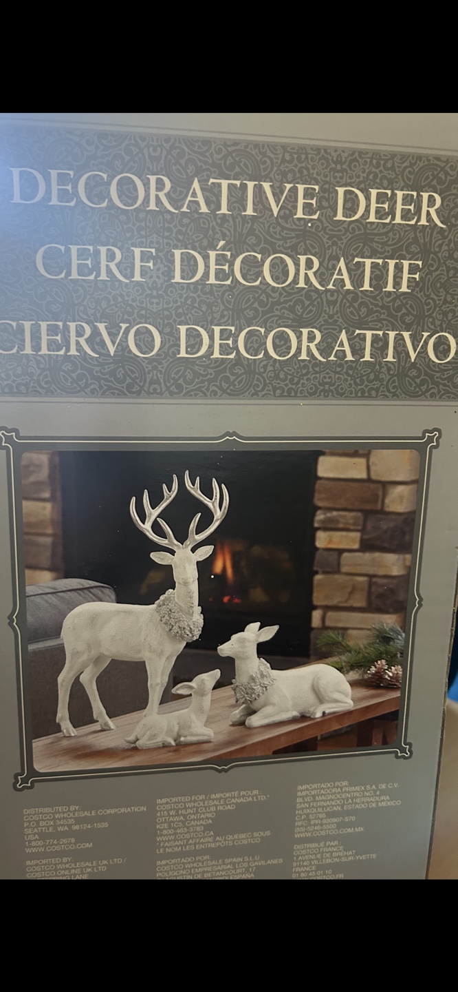 Decorative Deer Family Vintage Set - photo 2