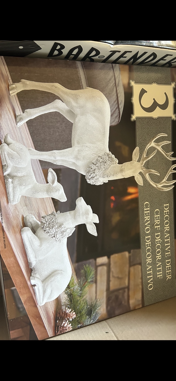 Decorative Deer Family Vintage Set