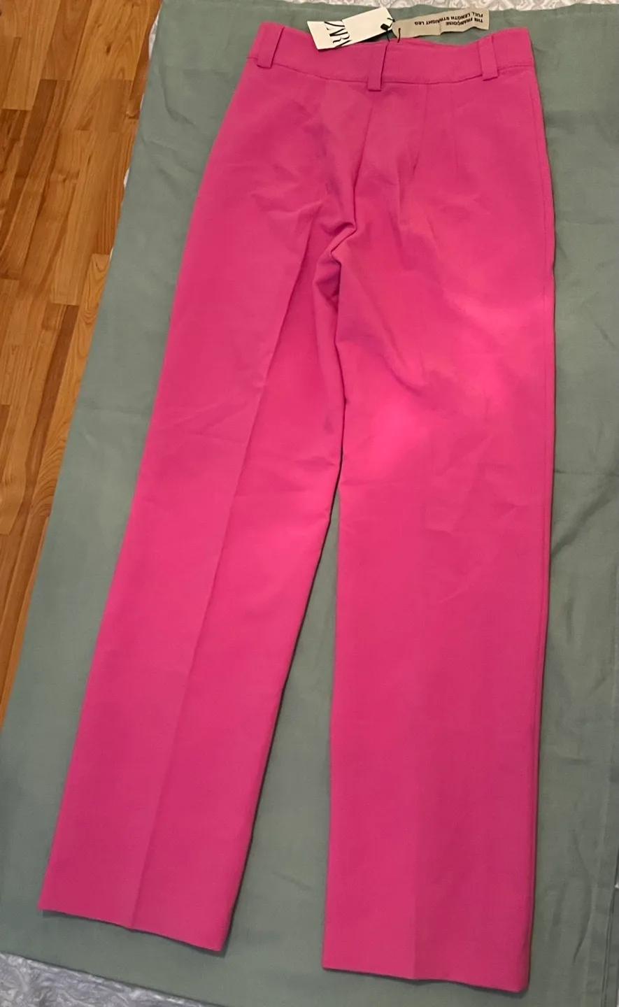 Zara Pink High Waisted Trousers - Brand new image indicator(4)