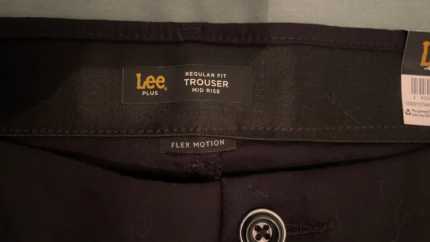 Lee Plus Size Black Trousers - BRAND NEW image indicator(4)