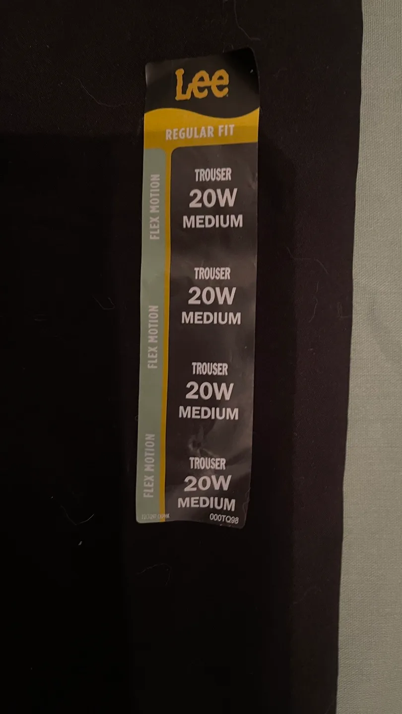 Lee Plus Size Black Trousers - BRAND NEW image indicator(5)
