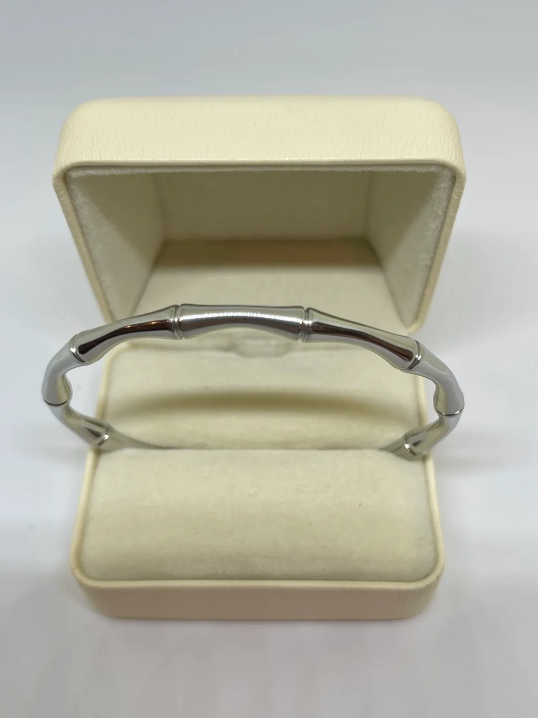 Silver Bamboo Bracelet thumbnail