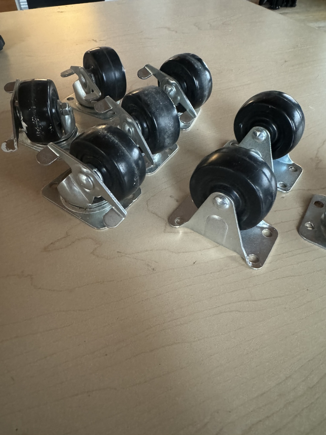 Set of 8 2” swivel casters - photo 2