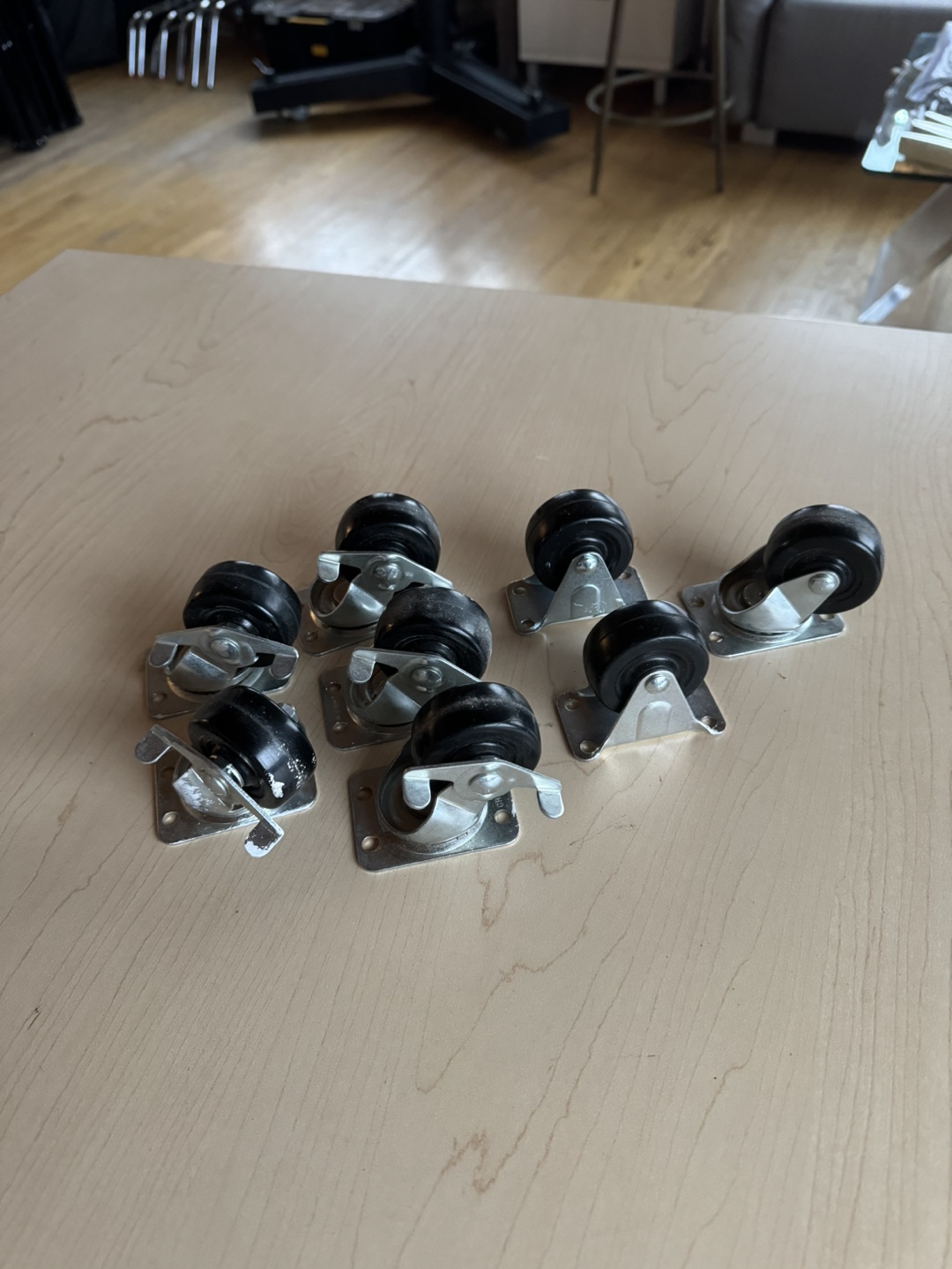 Set of 8 2” swivel casters - photo 5