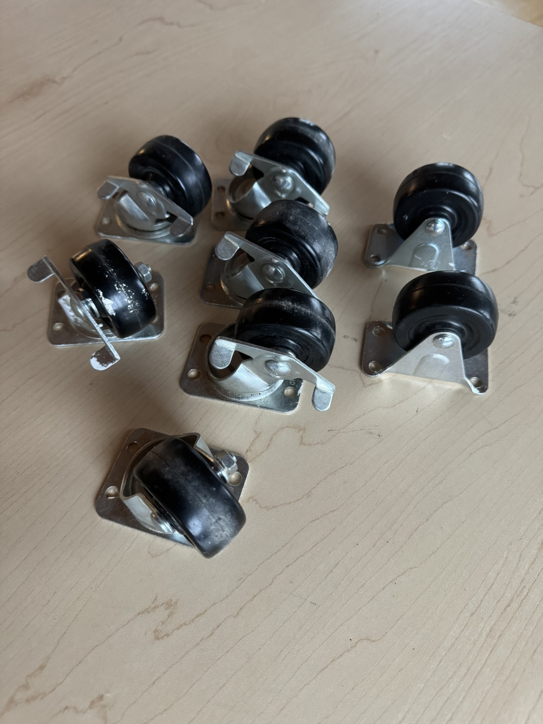Set of 8 2” swivel casters - photo 4