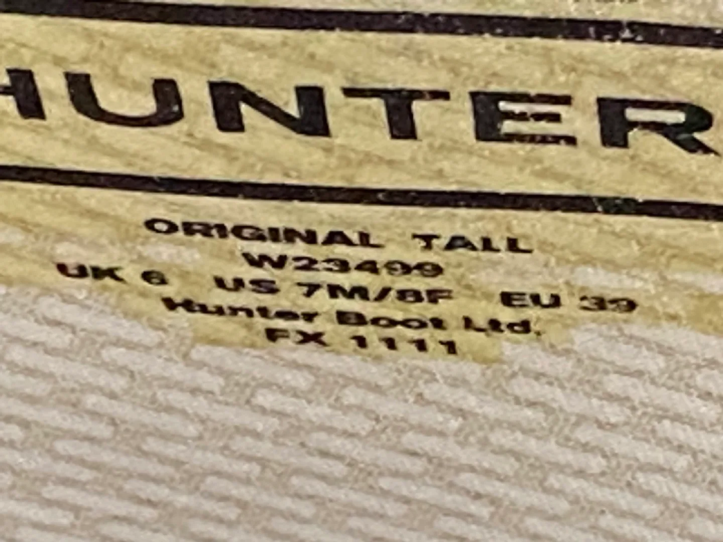 Hunter Women's Original Tall Boots sz. 7.5 image indicator(5)