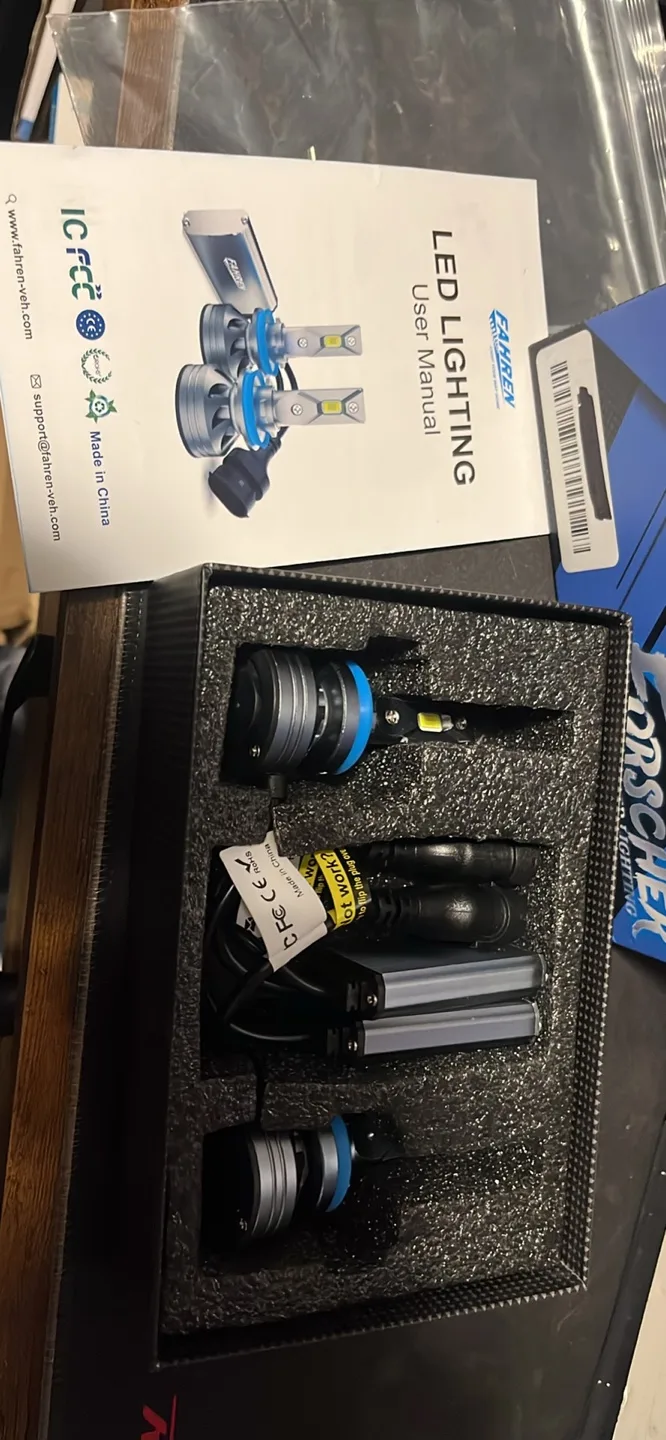 Fahren H11/H8/H9 LED ultrabright Light Bulbs image indicator(2)