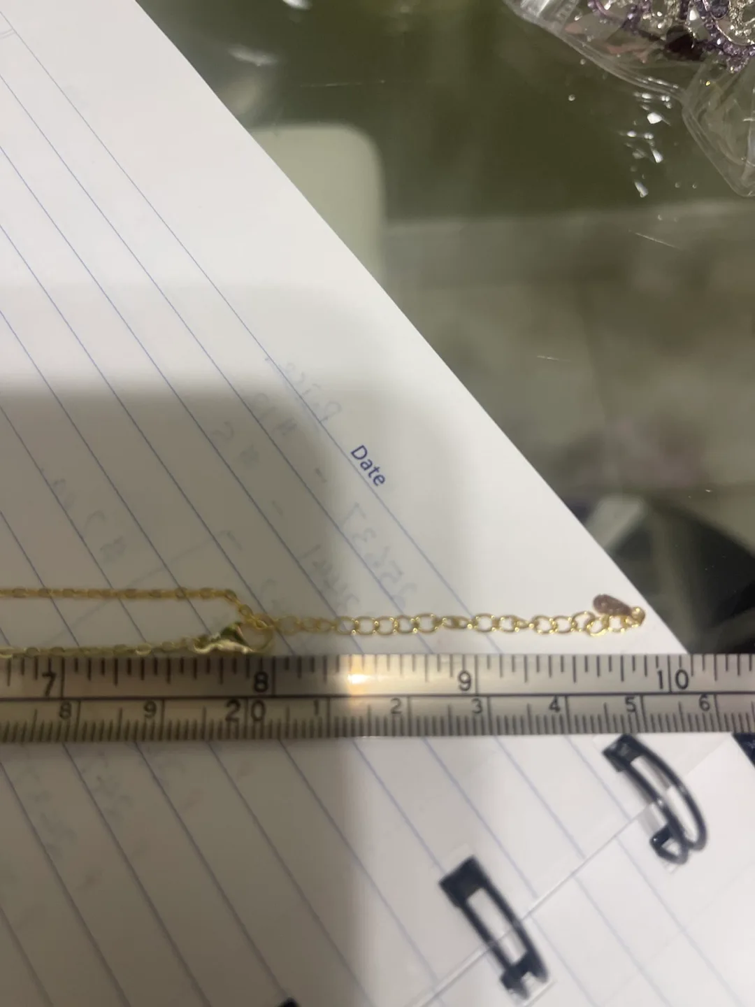 Gold Tone Cubic Zirconia Necklace image indicator(2)