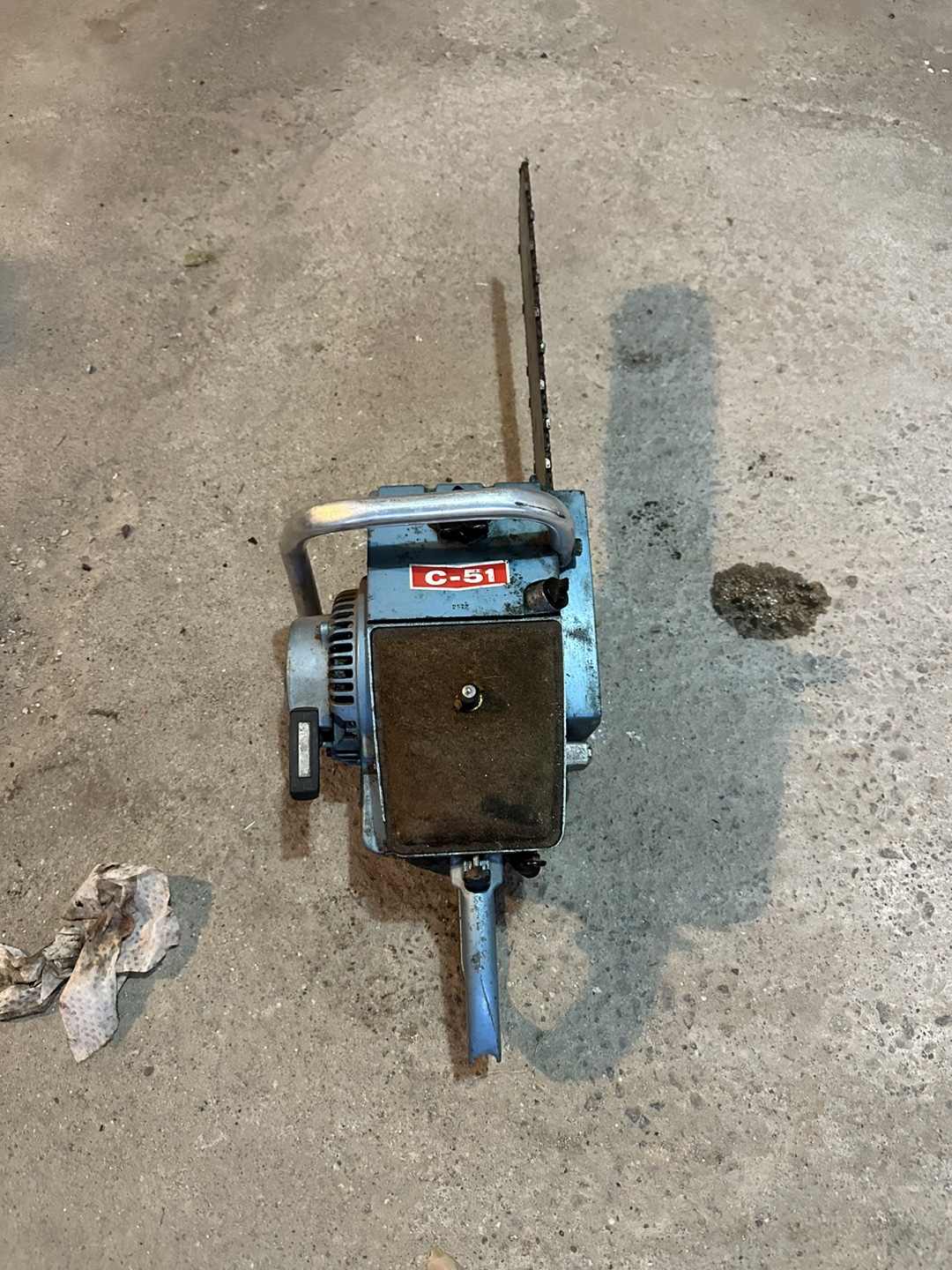 Vintage Homelite C-51 Chainsaw