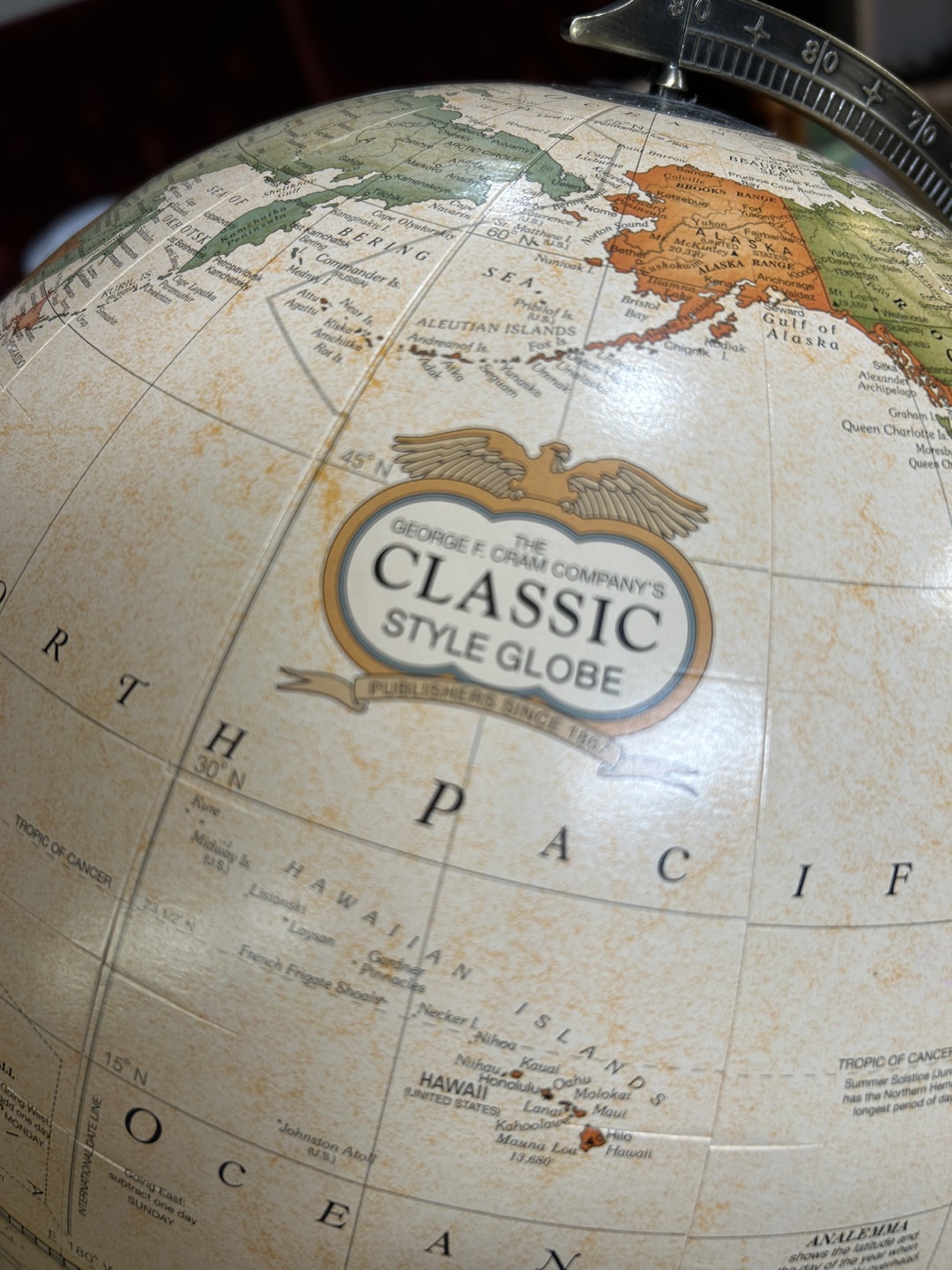 Vintage George F. Cram Globe - photo 2