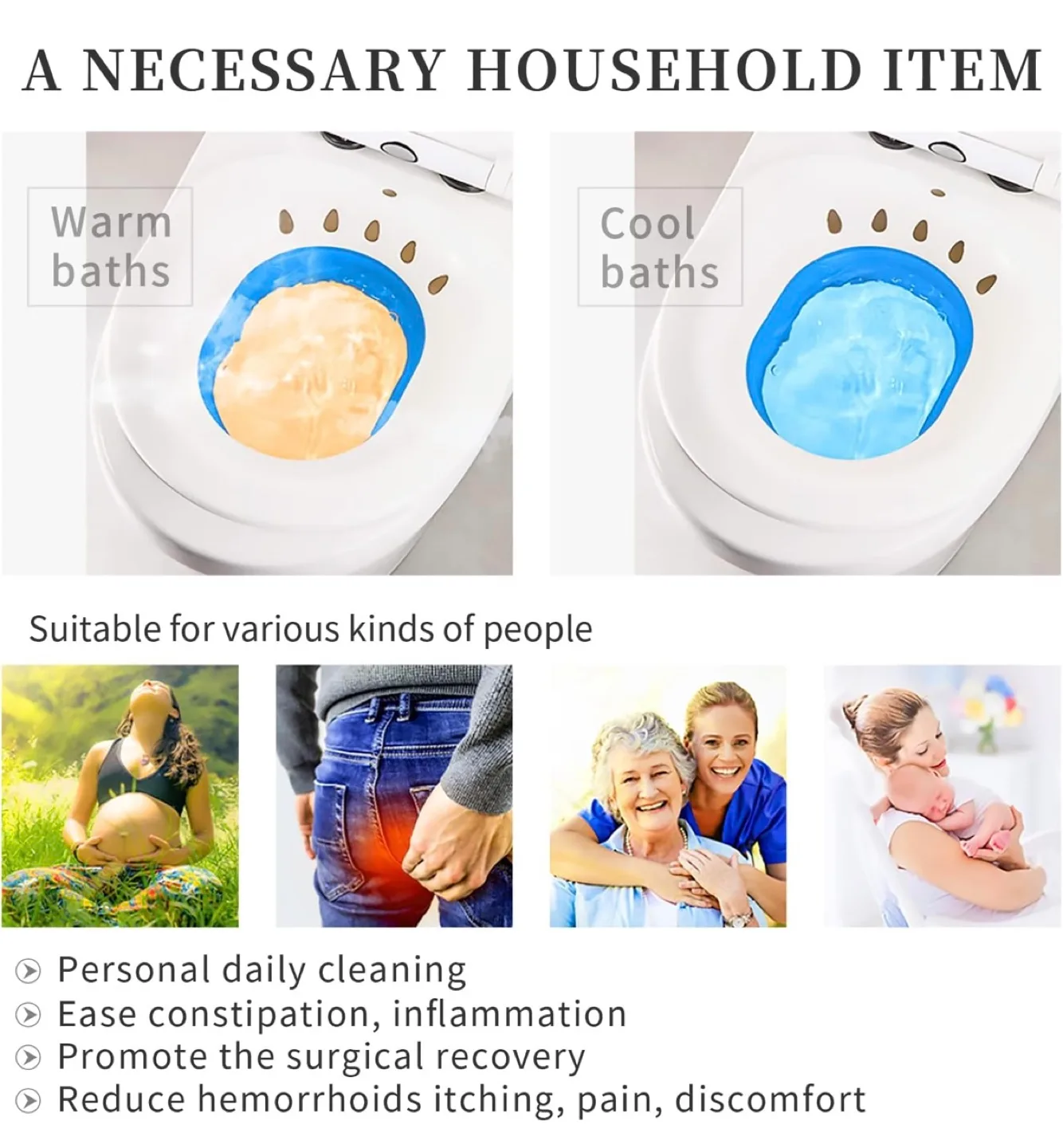 Collapsible Sitz Bath for Toilet image indicator(2)