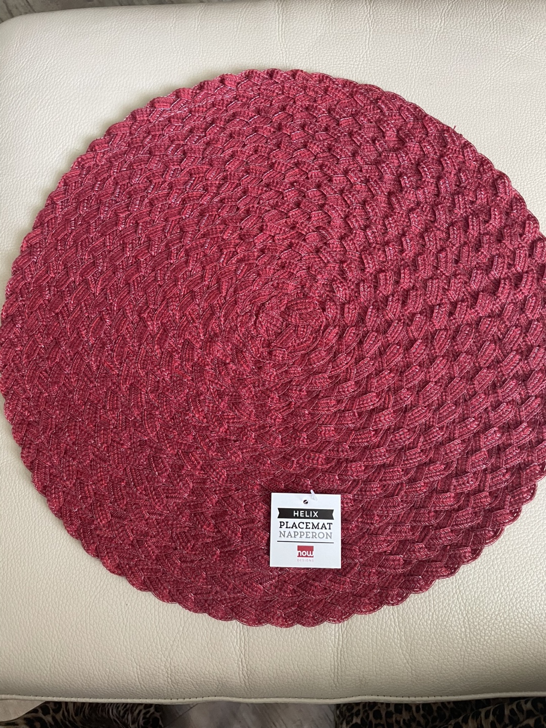 Now Designs Helix Placemats - Red