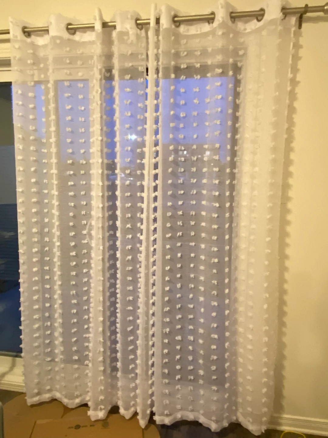 White Sheer Curtains image indicator(2)