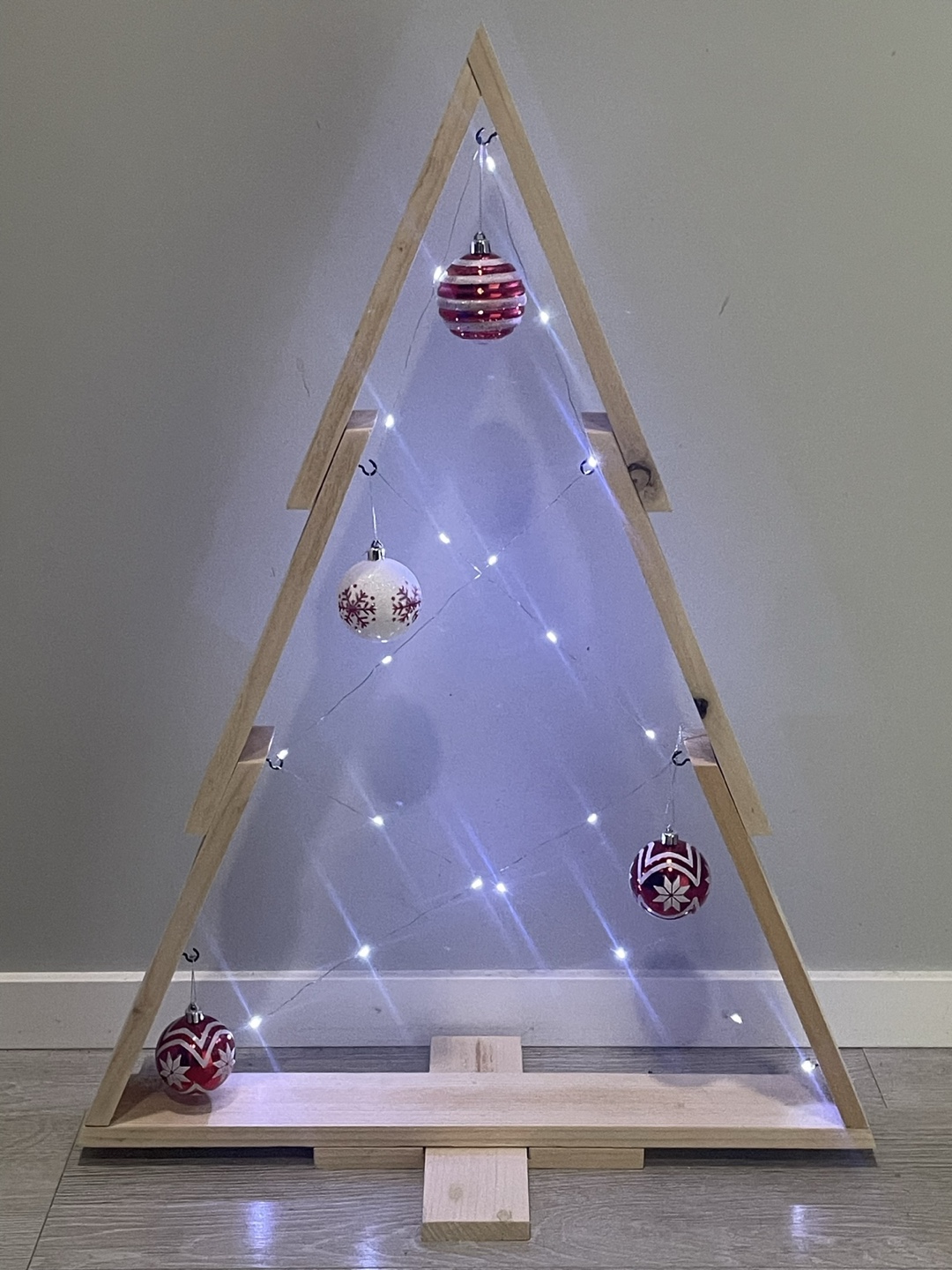 Wooden Christmas Tree Decoration