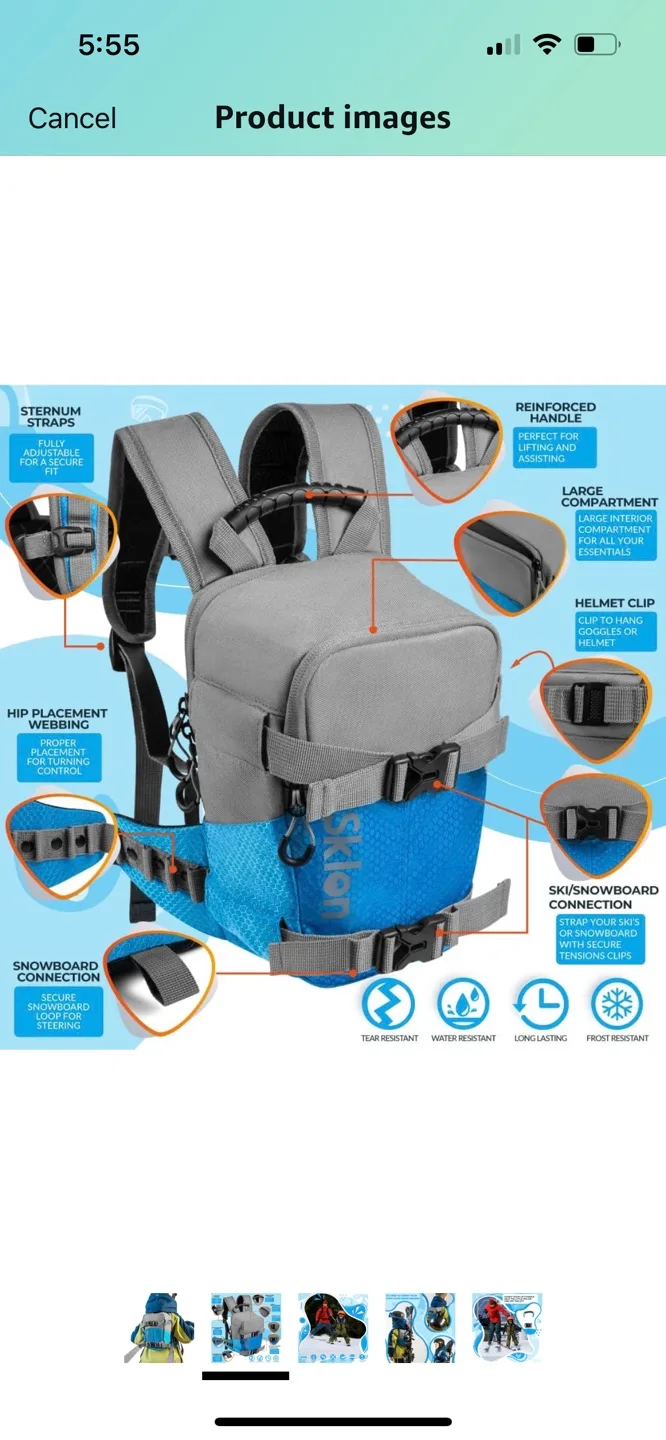 Skilon Ski Harness Backpack image indicator(2)