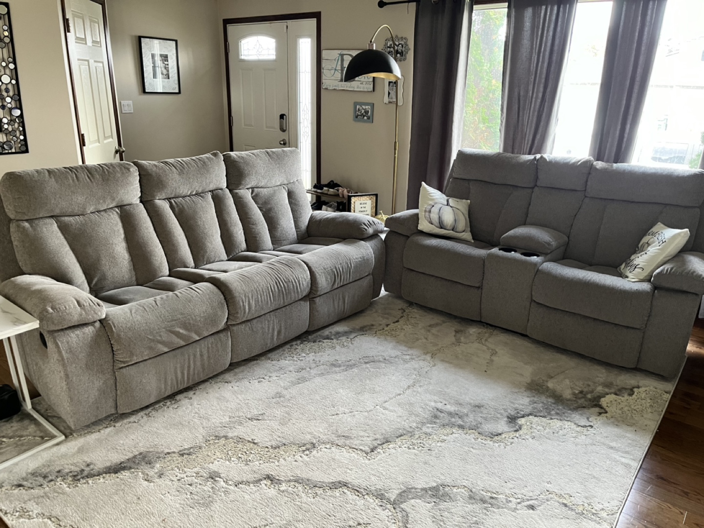 Reclining Sofa and Loveseat