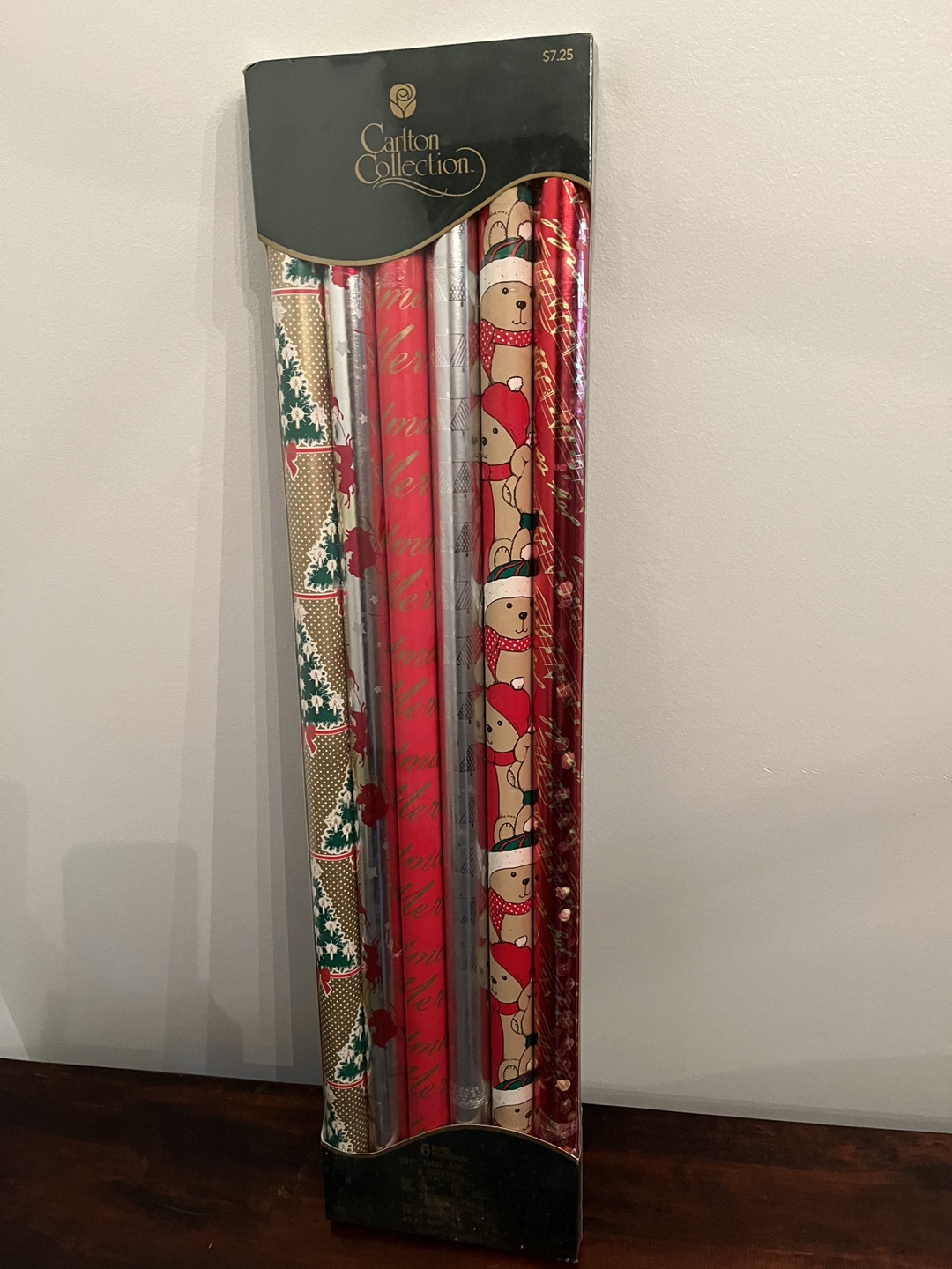 Vintage Carlton Collection Christmas Wrapping Paper
