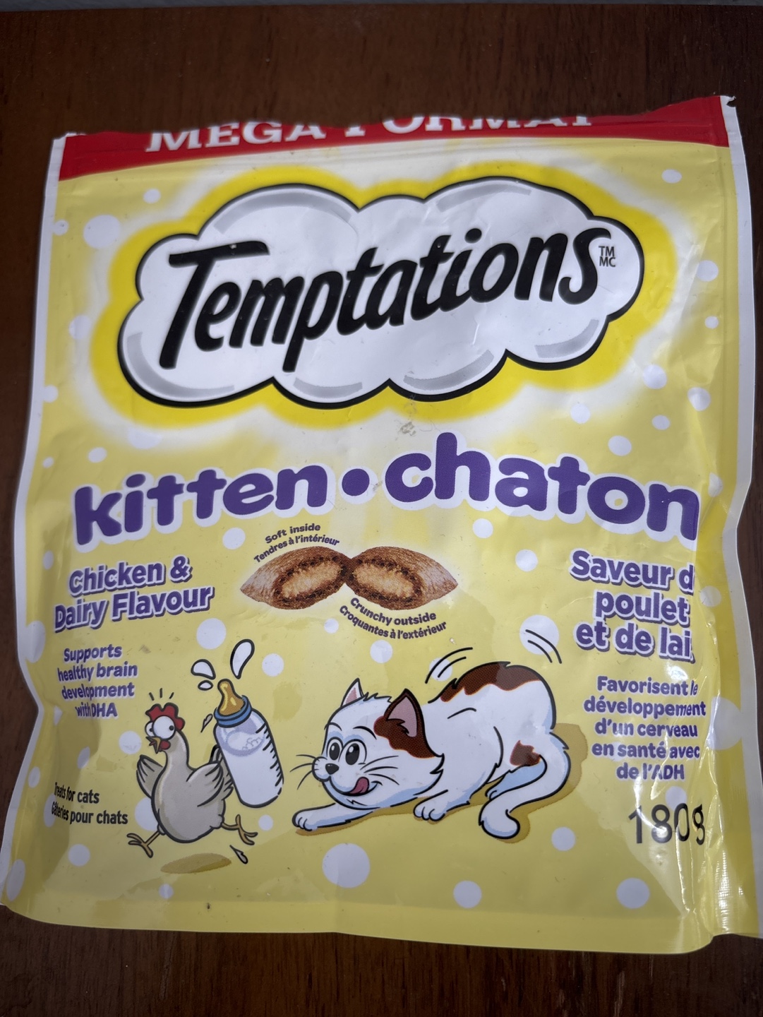 Temptations Kitten Chaton Chicken & Dairy Flavour Cat Treats