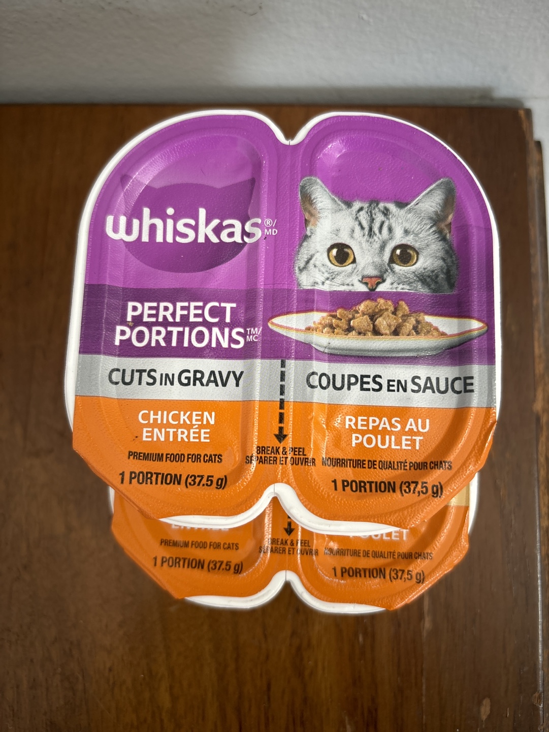 Whiskas Perfect Portions Chicken & Chicken in Gravy