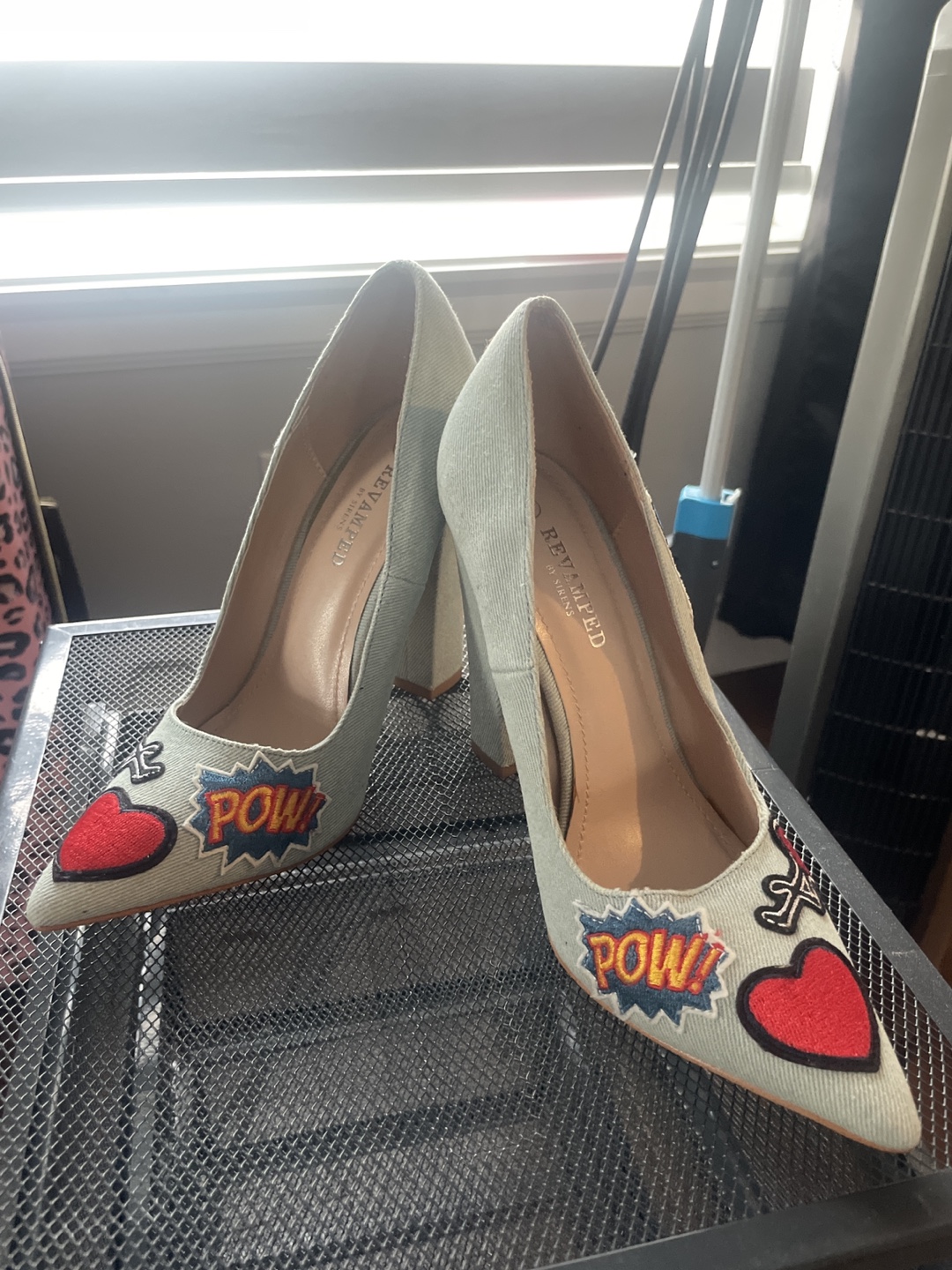 Revamped by  Women's Denim Heels