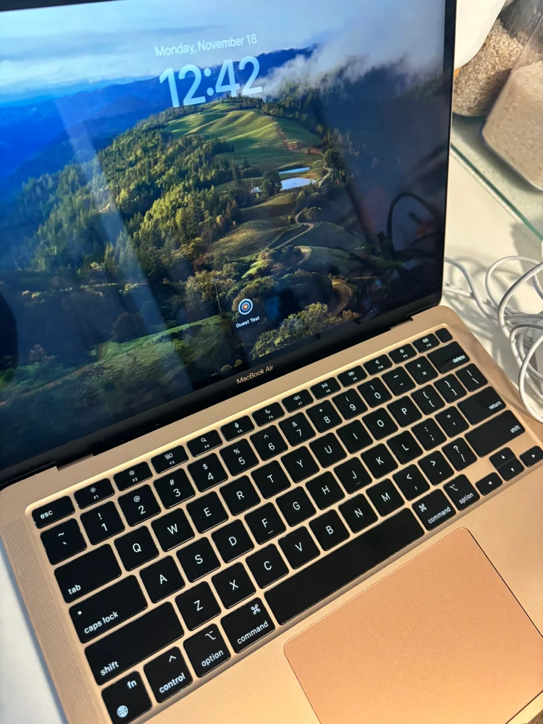 MacBook Air M1 2020 rose Gold image indicator(5)