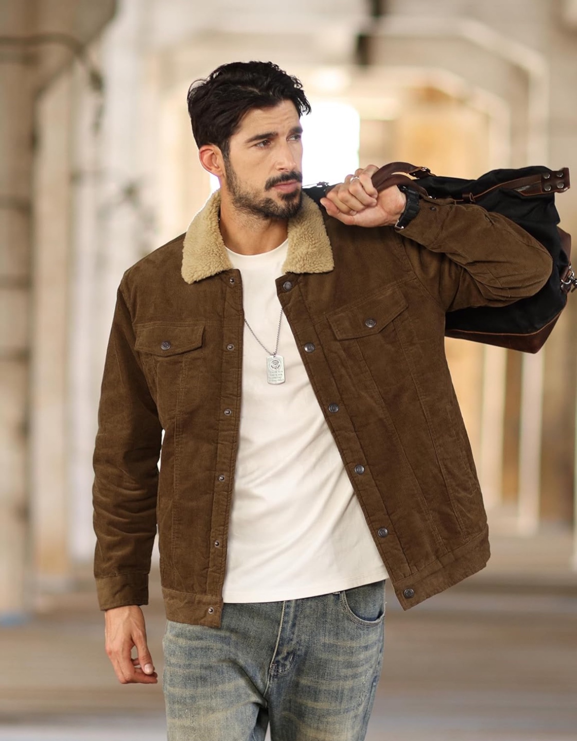 NEW! Men's Corduroy Jacket with Fleece Lining - photo 3
