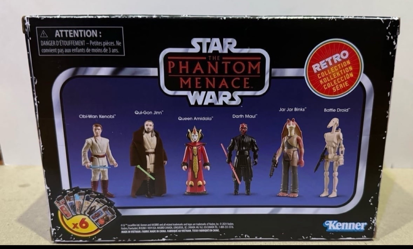 Star Wars The Phantom Menace Retro Collection box set