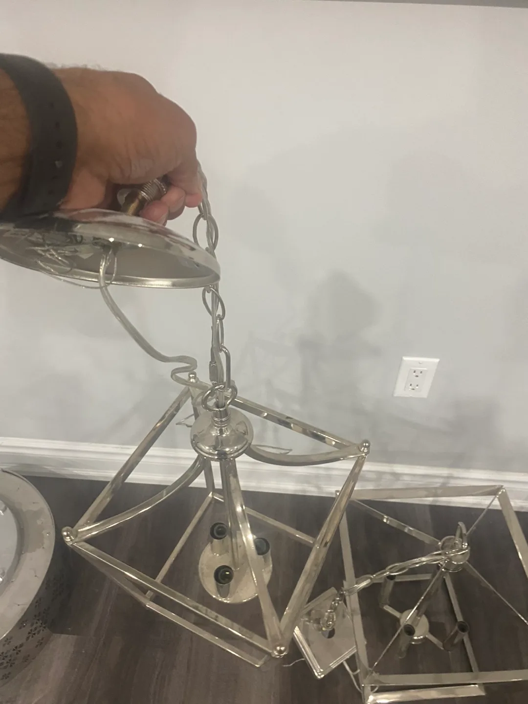 Two Silver Chandeliers image indicator(3)