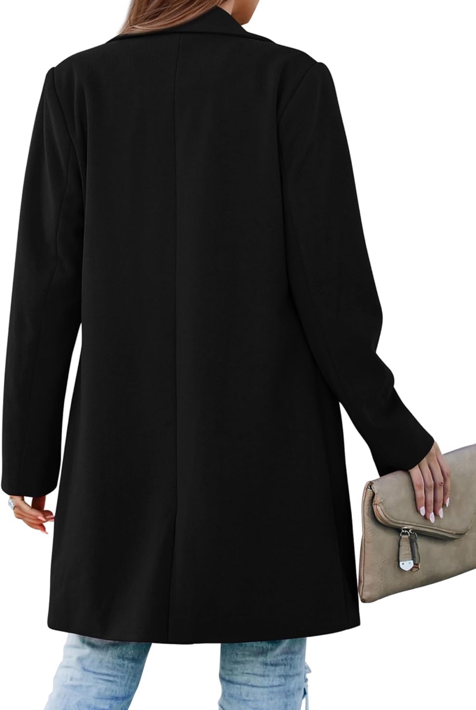 NEW!! PRETTYGARDEN  Long Blazer Jacket with Pockets - photo 2