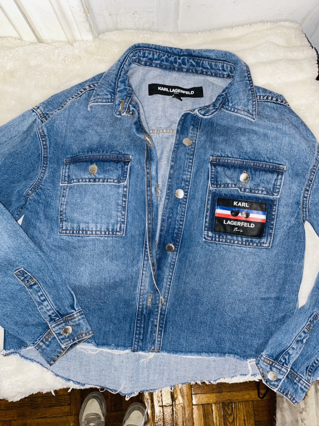 Karl Lagerfeld Women's Denim Jacket M