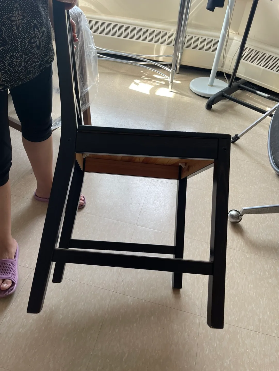 Black IKEA Dining Chair image indicator(4)