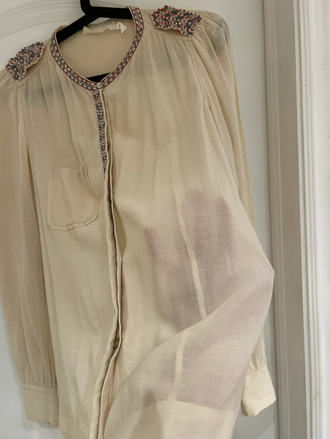 Isabel Marant Étoile embroidered blouse image indicator(2)