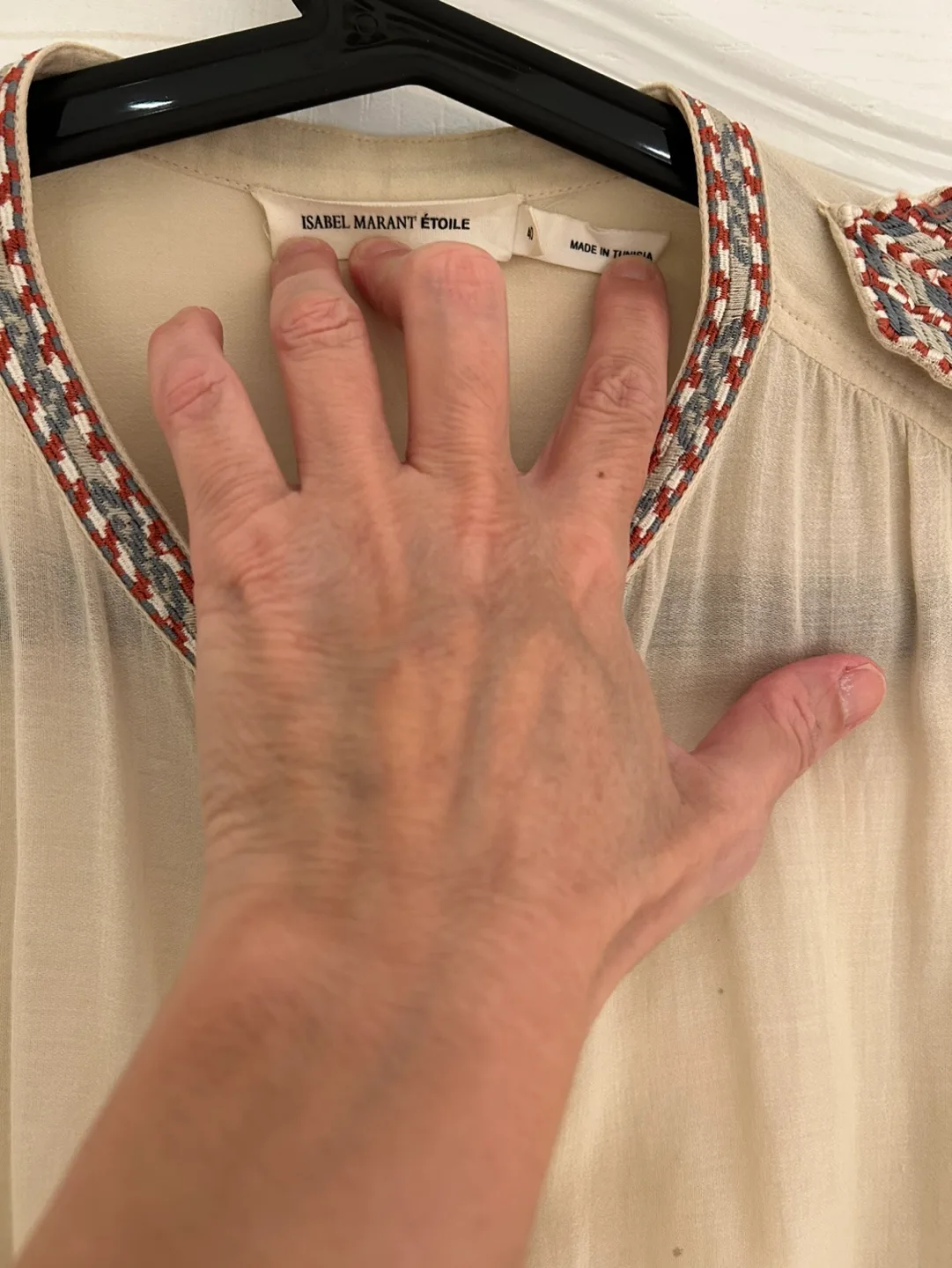 Isabel Marant Étoile embroidered blouse image indicator(3)