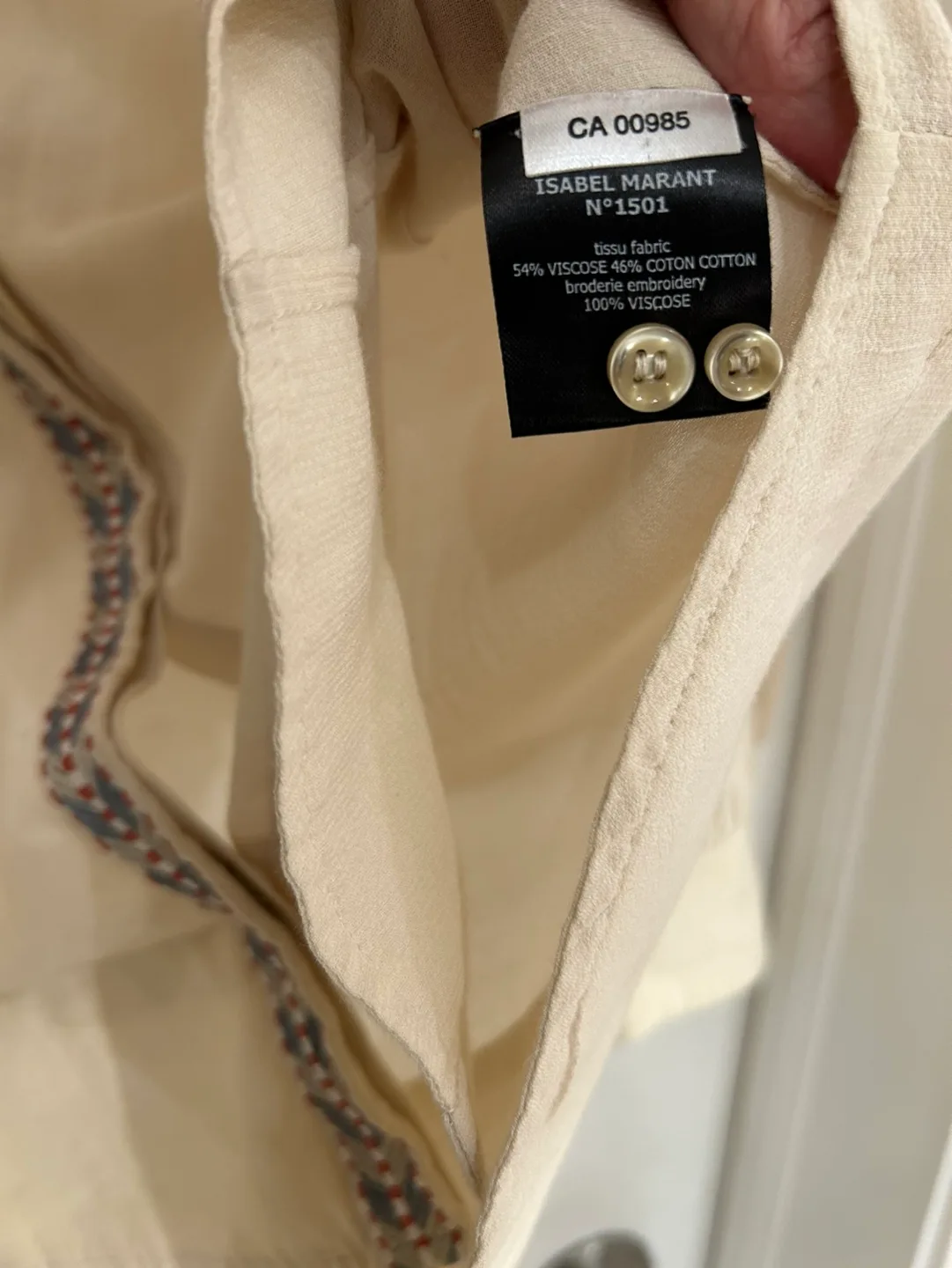 Isabel Marant Étoile embroidered blouse image indicator(4)